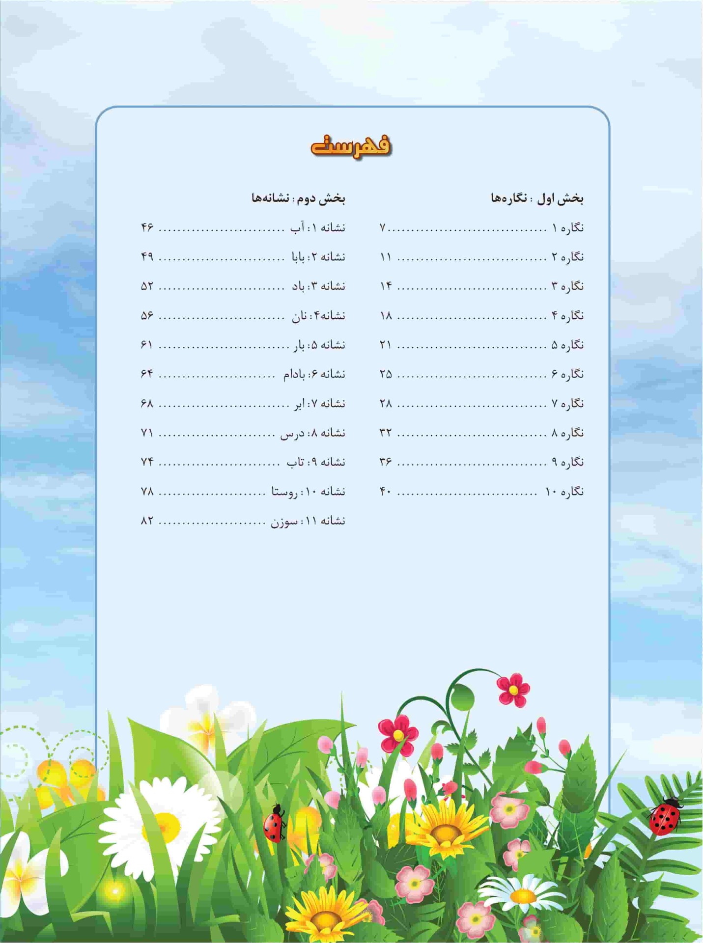سروش اندیشه جلد اول - کتاب کمک آموزشی فارسی اول دبستان مختص دانش آموزان با نیاز ویژه